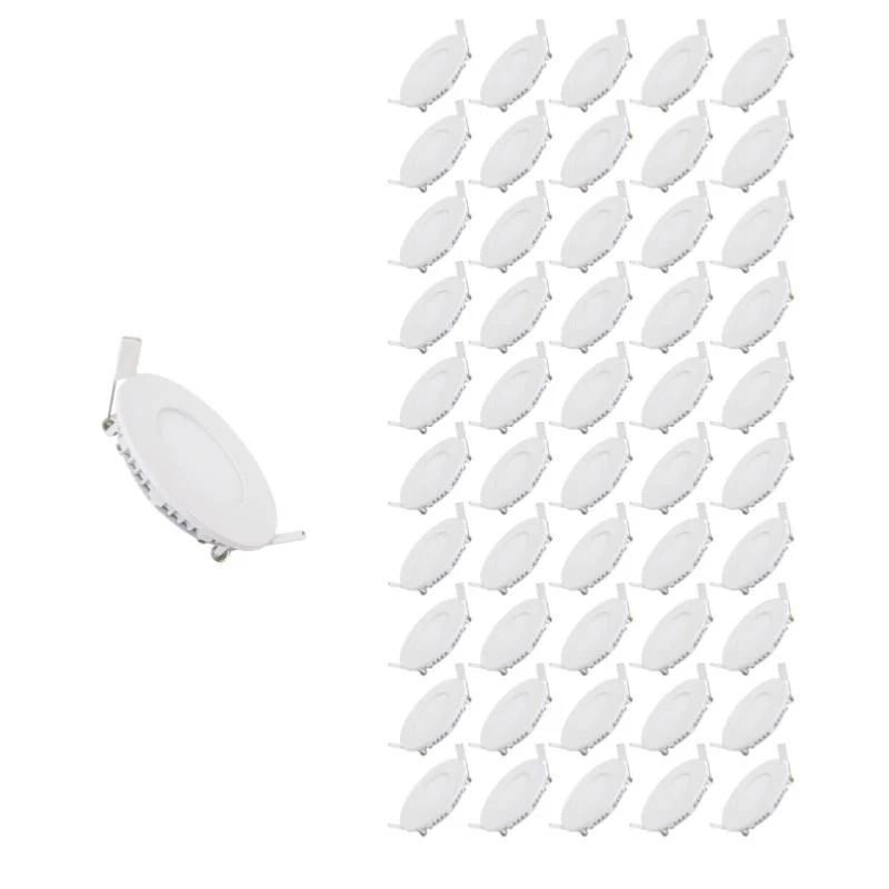 Spot LED Encastrable Rond BLANC 3W - Pack de 50