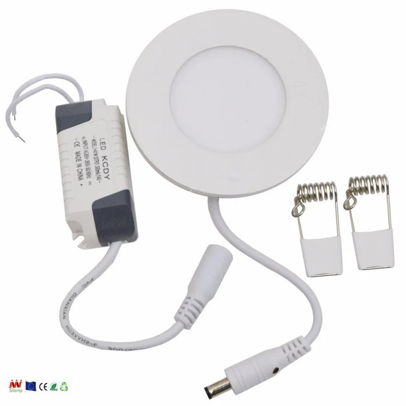 Spot LED Encastrable Rond BLANC 3W - Pack de 50