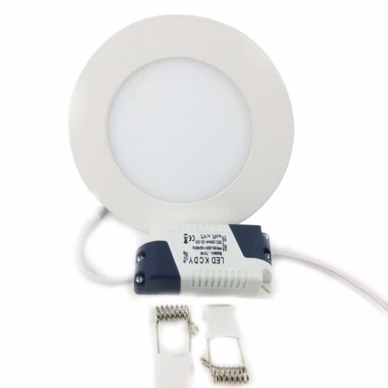 Spot LED Encastrable Rond BLANC 12W - Pack de 10