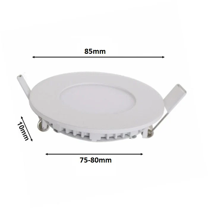 Spot LED Encastrable Rond BLANC 3W