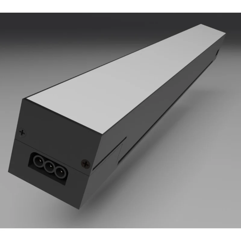 Suspension Linéaire 36W 90cm Noire CCT Interconnectable - 3000K/4000K/6000K