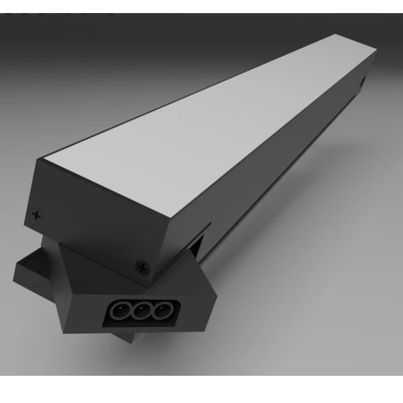 Suspension Linéaire 36W 90cm Noire CCT Interconnectable - 3000K/4000K/6000K