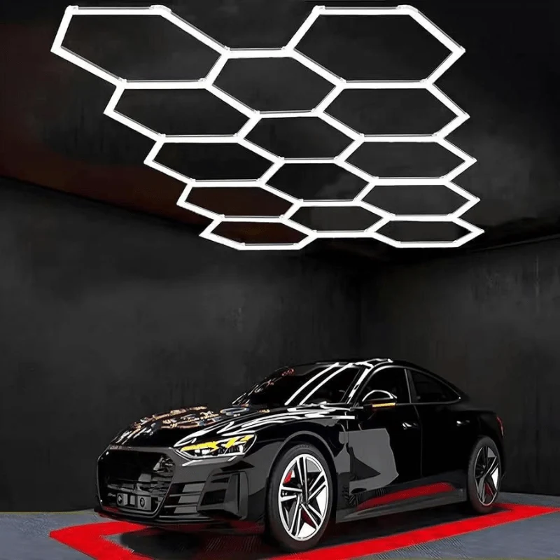 Kit 14 éclairages LED Hexagonal 370.5W - 110lm/W