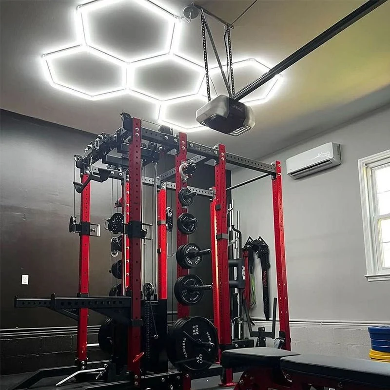 Kit 5 éclairages LED Hexagonal 156W - 110lm/W