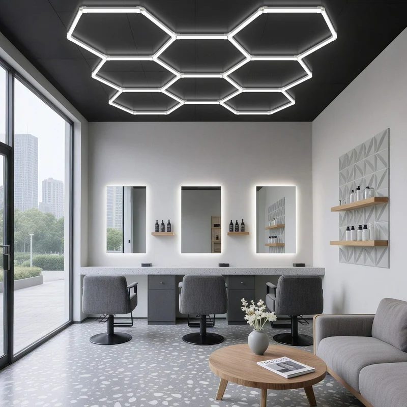 Kit 1 éclairage LED Hexagonal 42W - 120lm/W