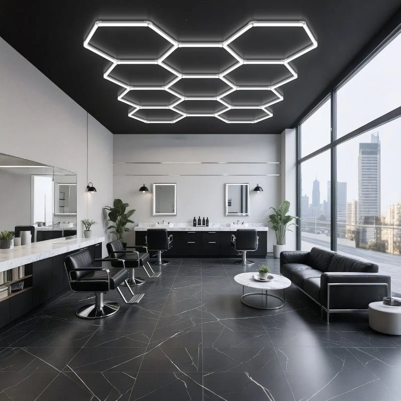 Kit 11 éclairages LED Hexagonal 299W - 110lm/W