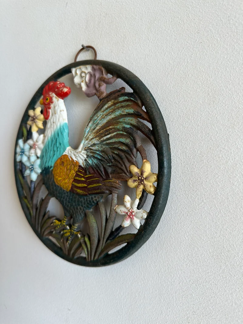 Dessous de plats en fonte colorée