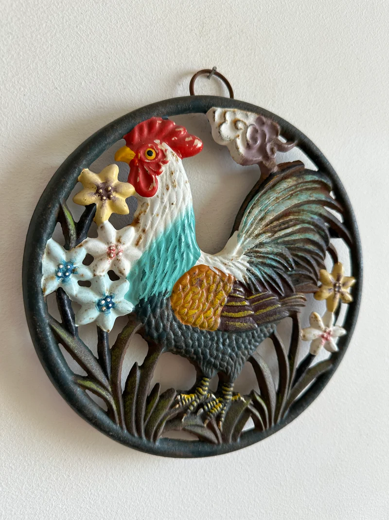 Dessous de plats en fonte colorée