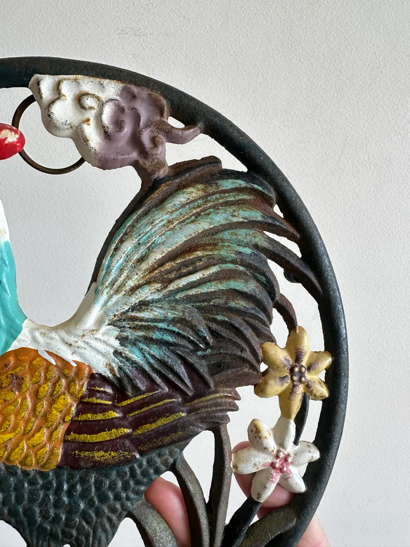 Dessous de plats en fonte colorée