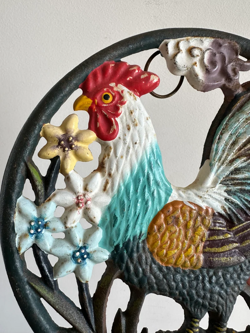 Dessous de plats en fonte colorée