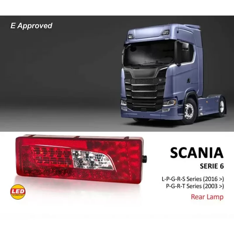 Feu arrière à LED pour Scania Série 6