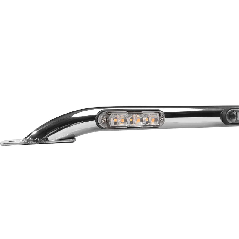 Barre de toit longue TRACTABAR avec 3 feux de position à LED et 2 feux stroboscopiques