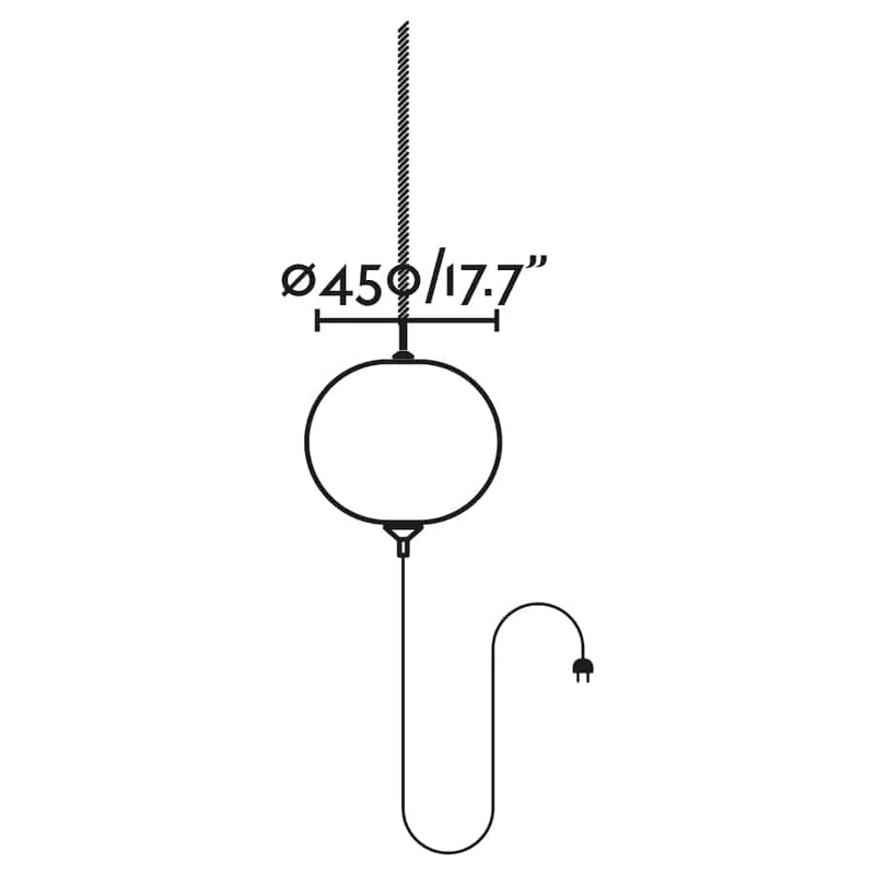Suspension SAÏGON OUT R45 portable