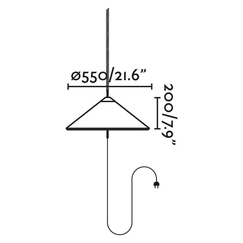 Suspension SAÏGON OUT R55 portable