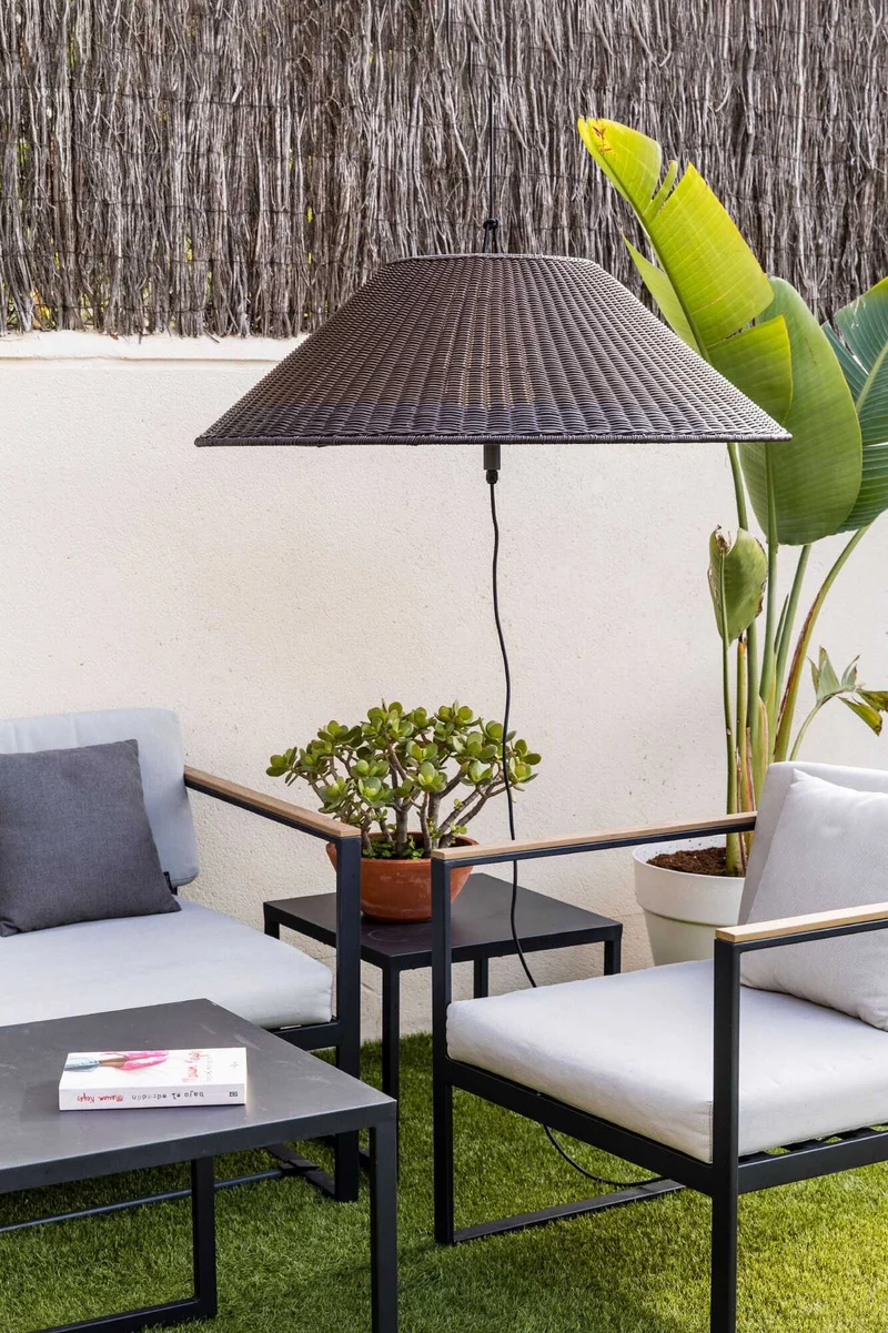 Suspension SAÏGON OUT W100 portable marron