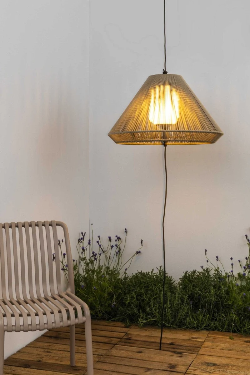 Suspension SAÏGON OUT C70 portable grise beige