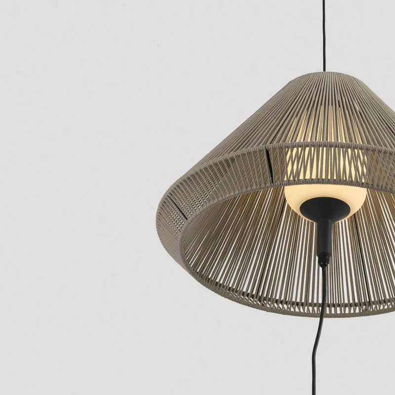 Suspension SAÏGON OUT C70 portable grise beige