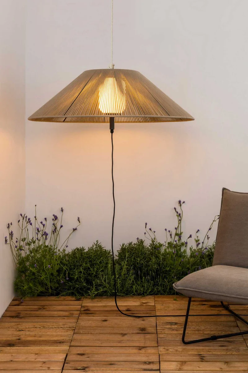 Suspension SAÏGON OUT C100 portable grise beige
