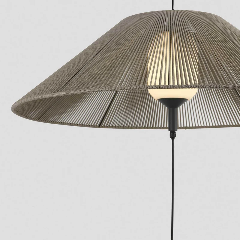 Suspension SAÏGON OUT C100 portable grise beige