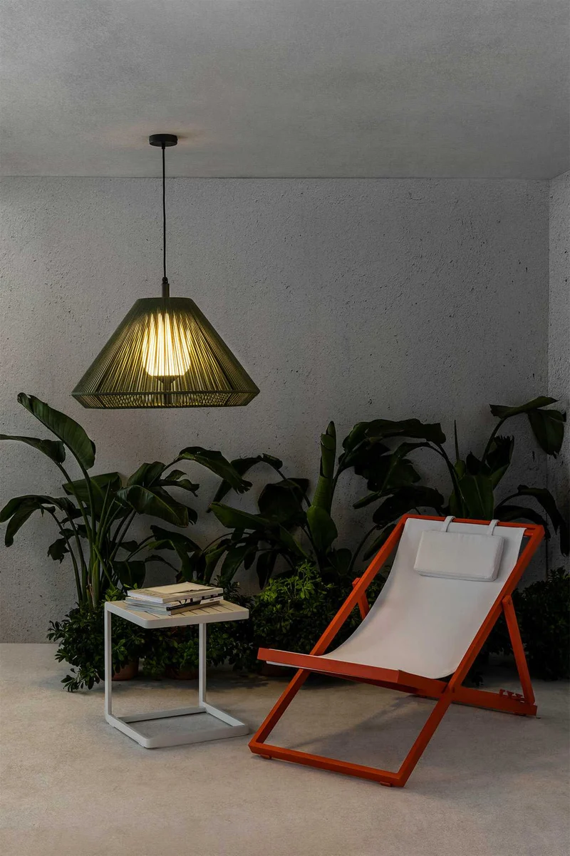 Suspension SAÏGON OUT C70 verte olive