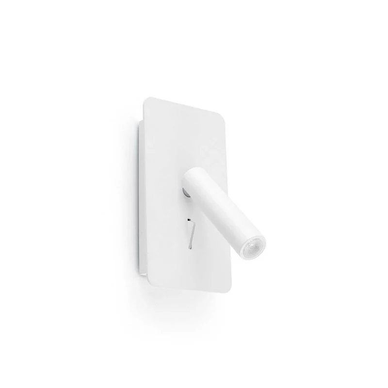 Applique liseuse SUAU blanche mat avec port USB