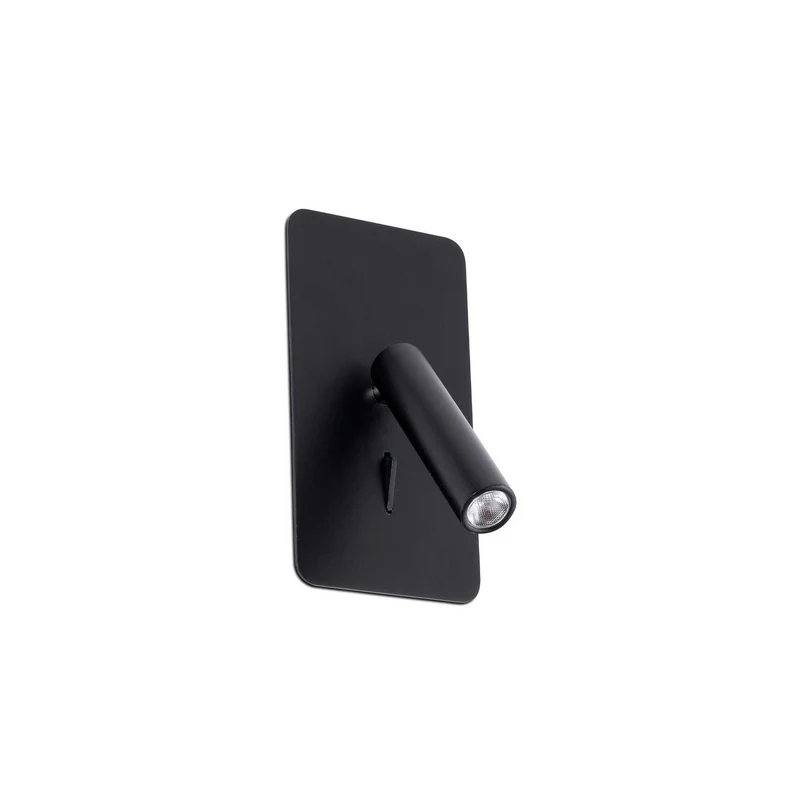Applique liseuse encastrable SUAU noire mat