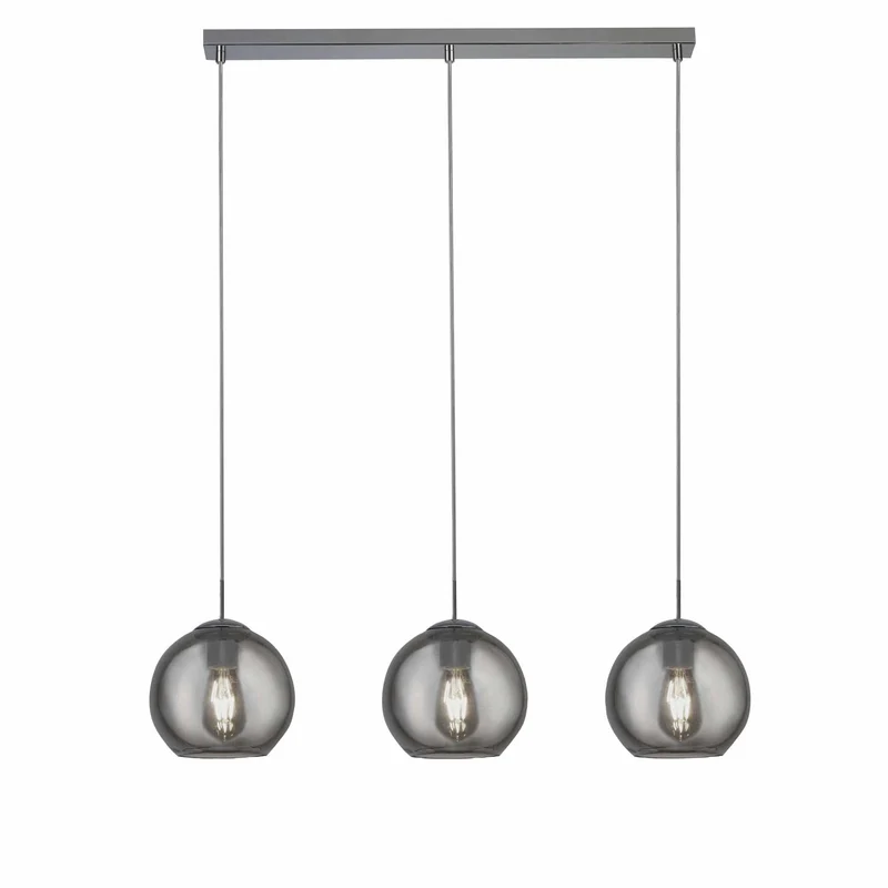 Suspension BALLS-3 verre fumé