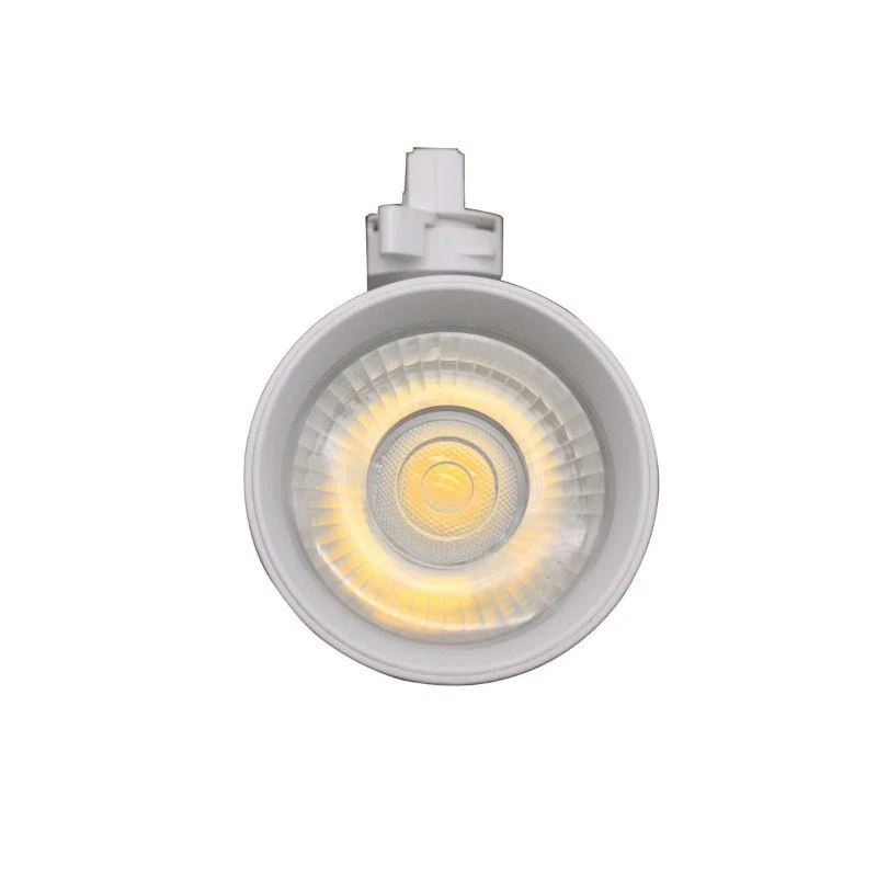 Spot LED sur Rail Triphasé CCT 30W 60° Blanc - 3000K/4000K/6500K - Pack de 20