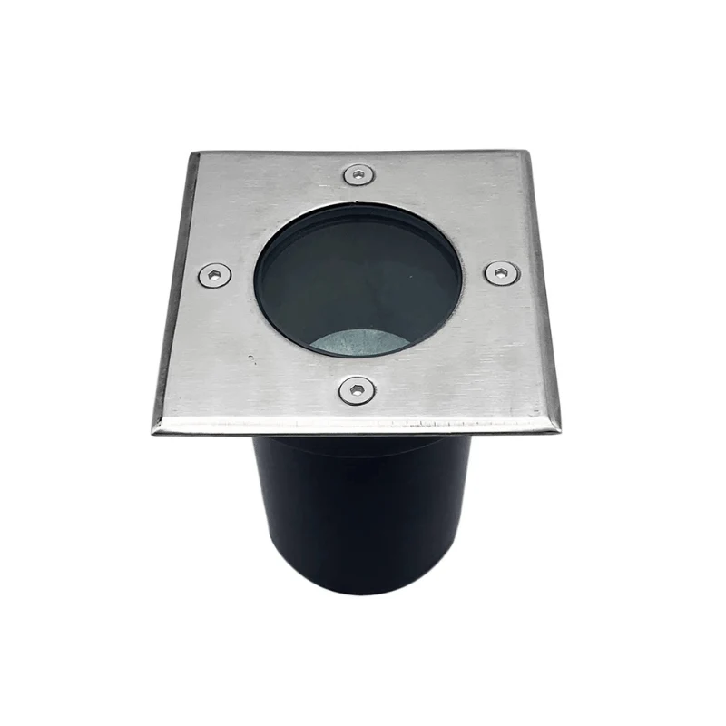 Spot LED Extérieur Encastrable Carré pour Ampoule GU10