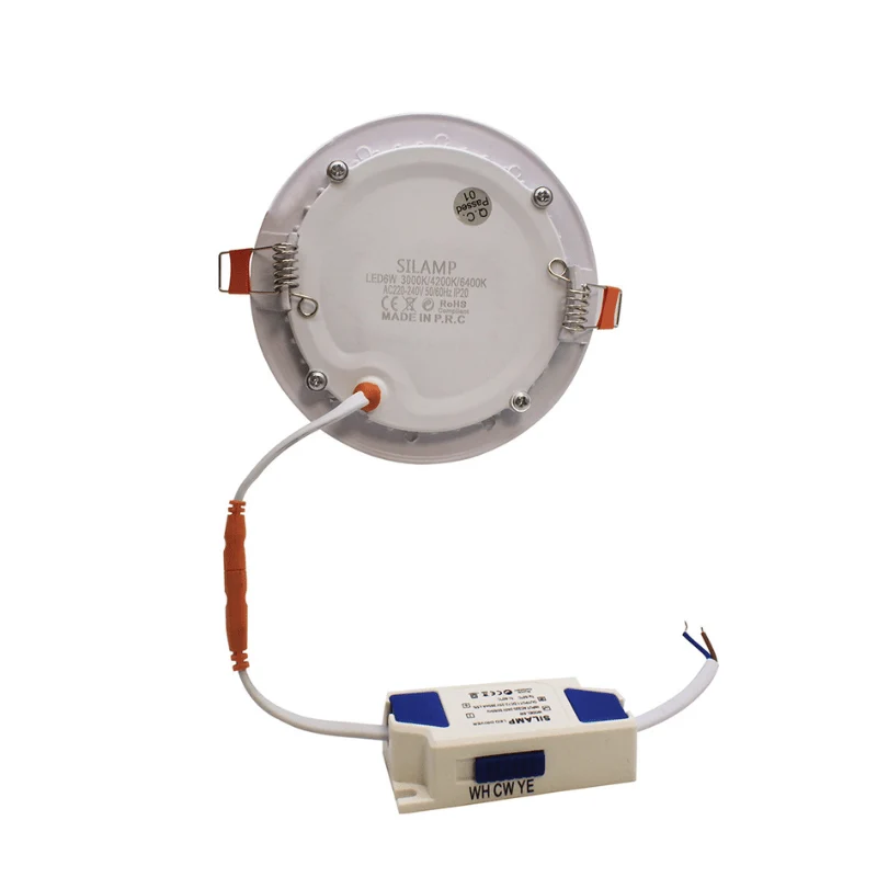 Spot LED Encastrable Rond ALU 6W CCT - 3000K/4000K/6500K