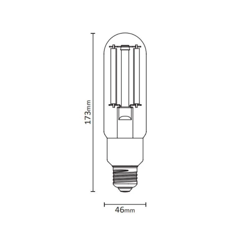Ampoule LED Éclairage Public E27 18W 2700lm - Pack de 6