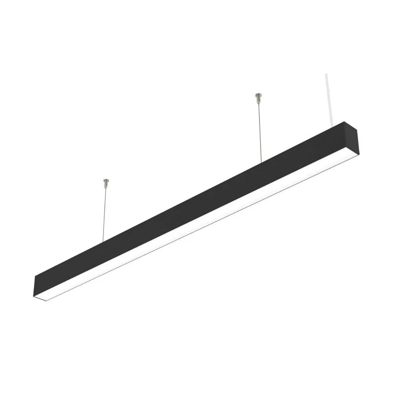 Réglette Suspendue 120 cm Noire 48W CCT - 3000K/4000K/6000K - Pack de 10