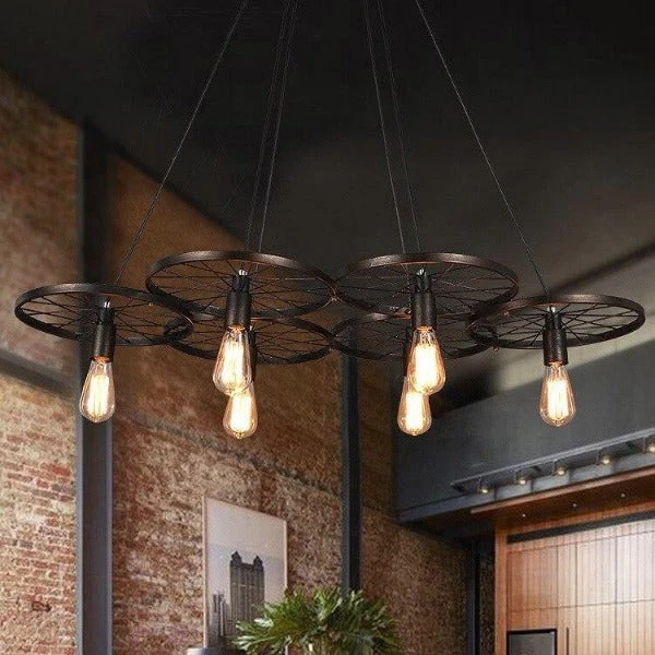 Suspension Industrielle Plusieurs Ampoules