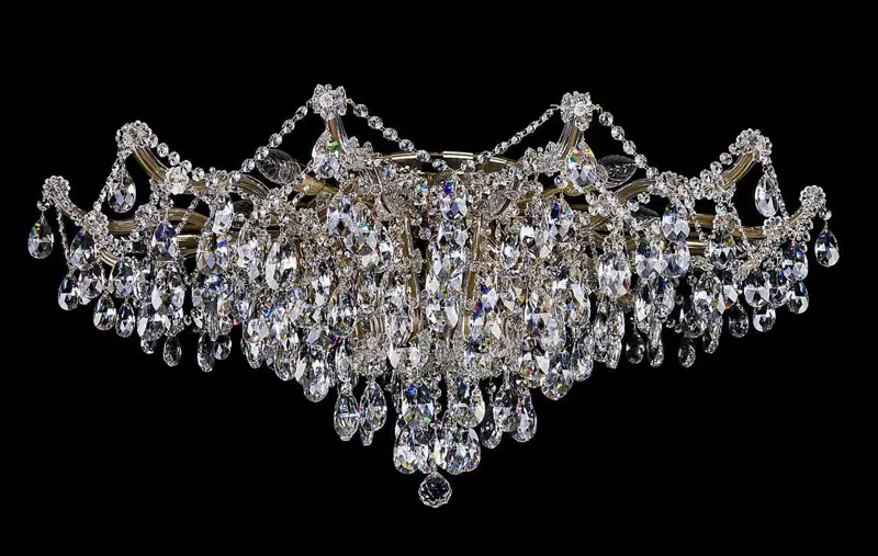Grand Plafonnier Luxe en Cristal