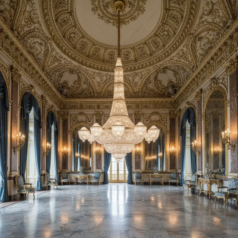 Lustre Chandelier Salle Hotel