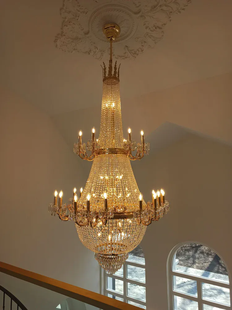 Lustre luxe pour palais