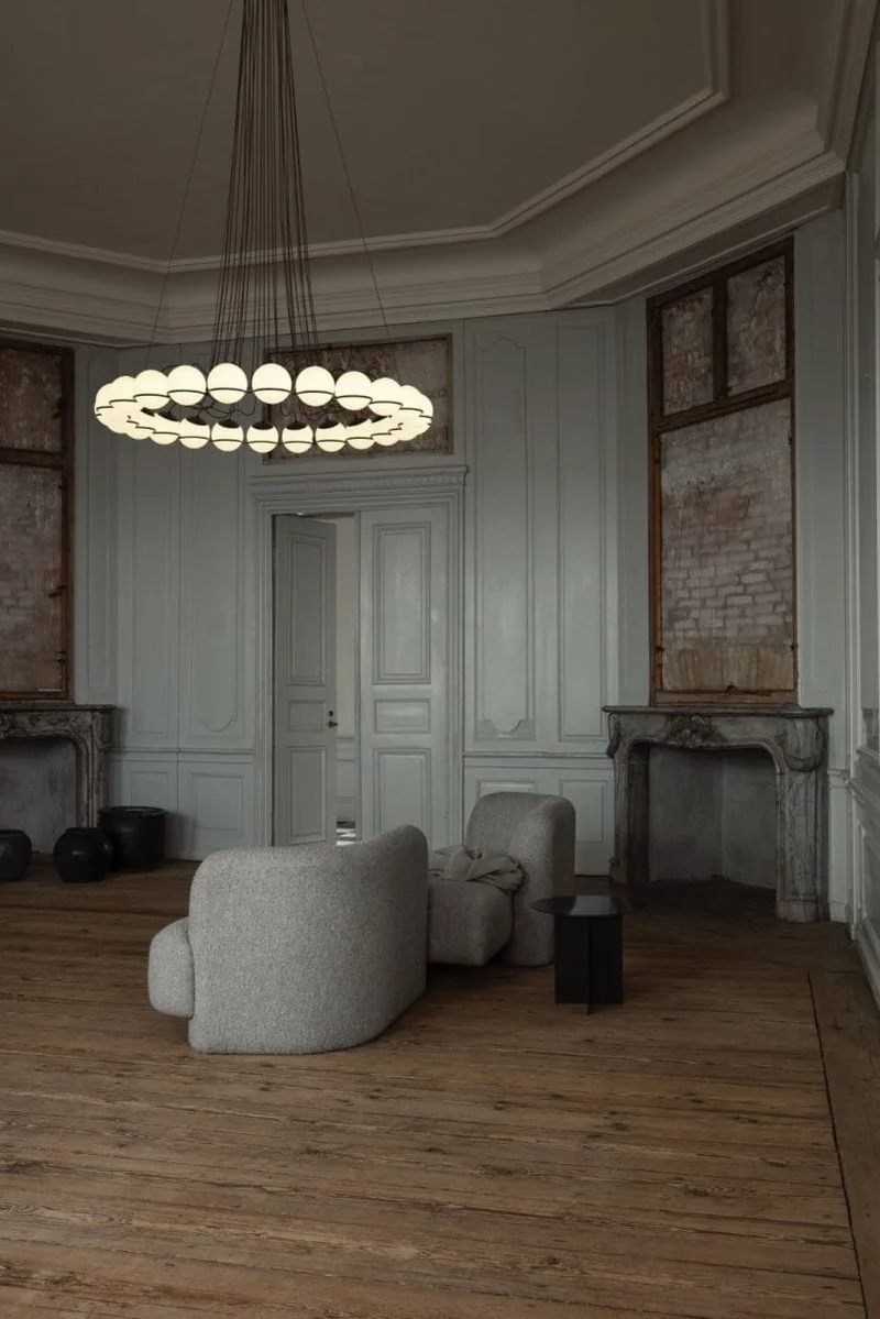 Grande suspension globes pour restaurant