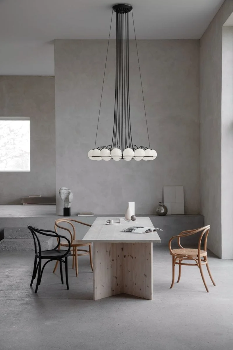 Grande suspension globes pour restaurant