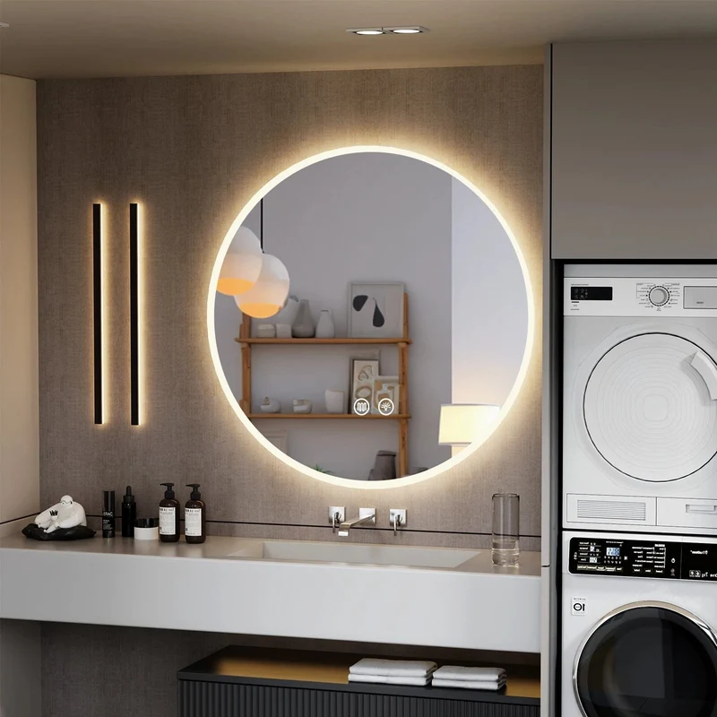 Miroir rond LED