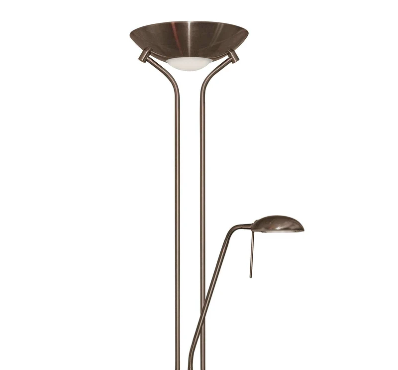 Lampadaire MOTHER & CHILD laiton antique