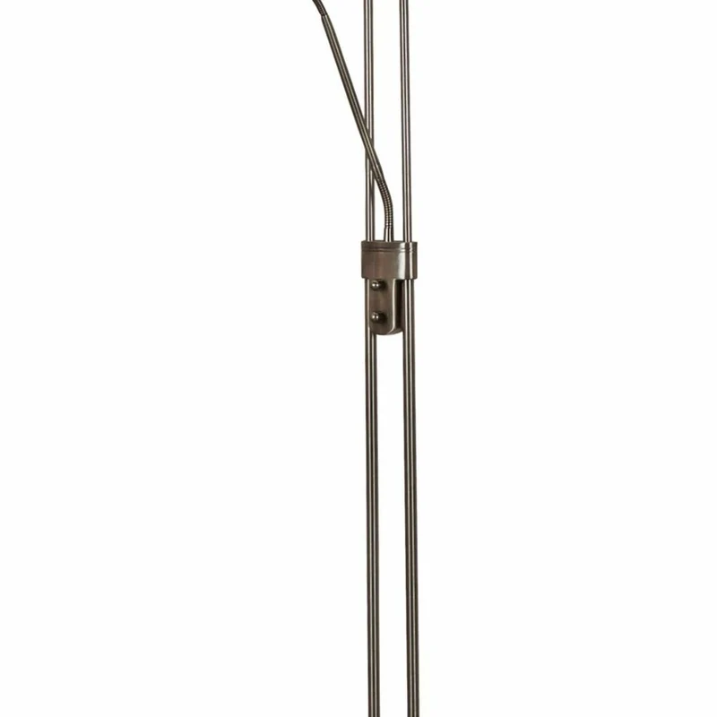 Lampadaire MOTHER & CHILD laiton antique avec liseuse