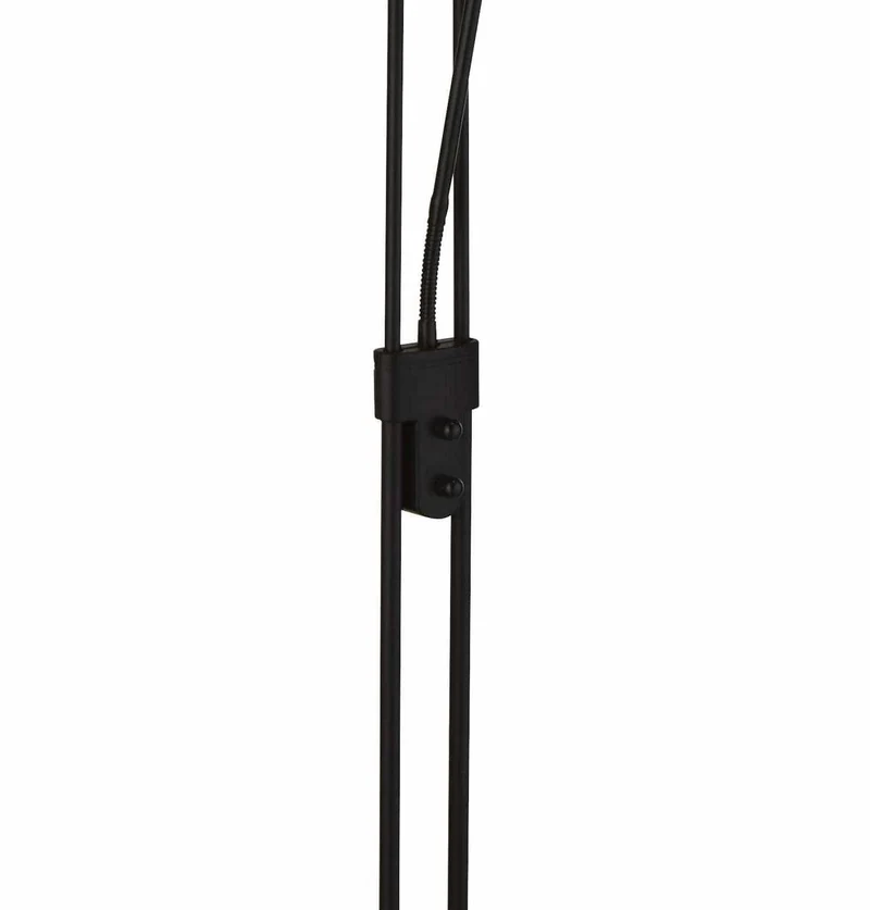 Lampadaire MOTHER & CHILD avec liseuse noir mat