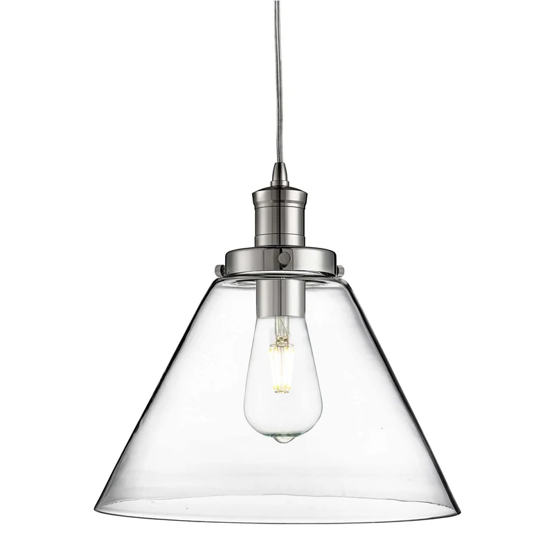 Suspension PYRAMID finition chrome
