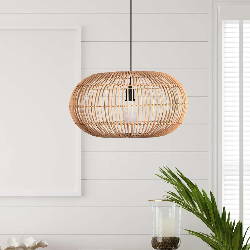 Suspension BALI bambou ovale