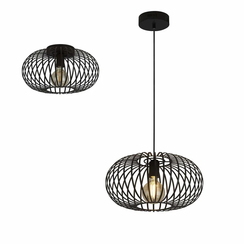 Luminaire AVERY convertible plafonnier ou suspension