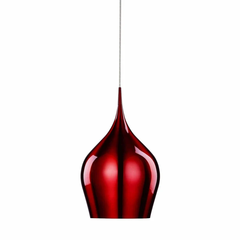 Suspension VIBRANT rouge métallisé Ø 260 mm
