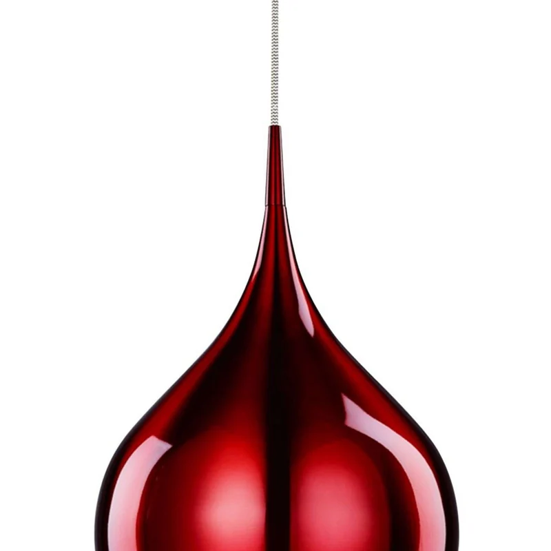 Suspension VIBRANT rouge métallisé Ø 260 mm