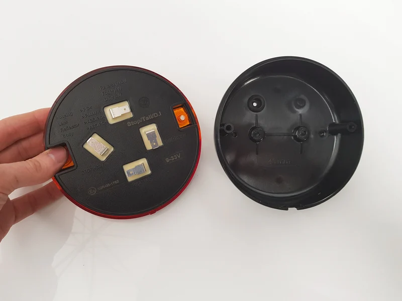 Lumière ronde de remorque de hamburger à LED/support profond