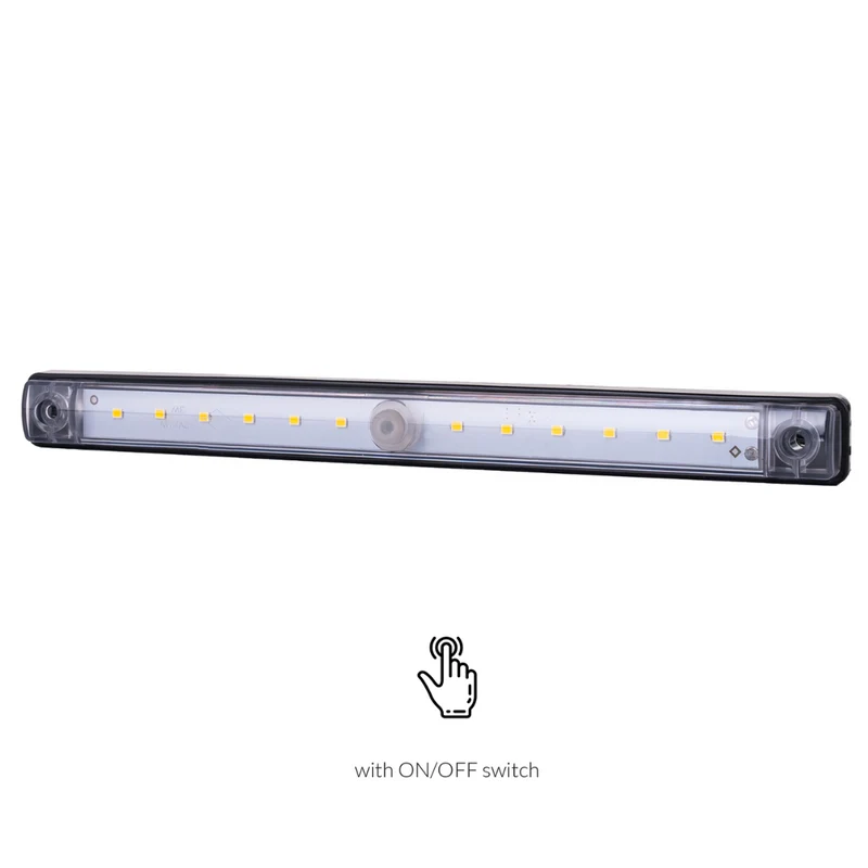 Bande lumineuse LED intérieure 4000K avec interrupteur