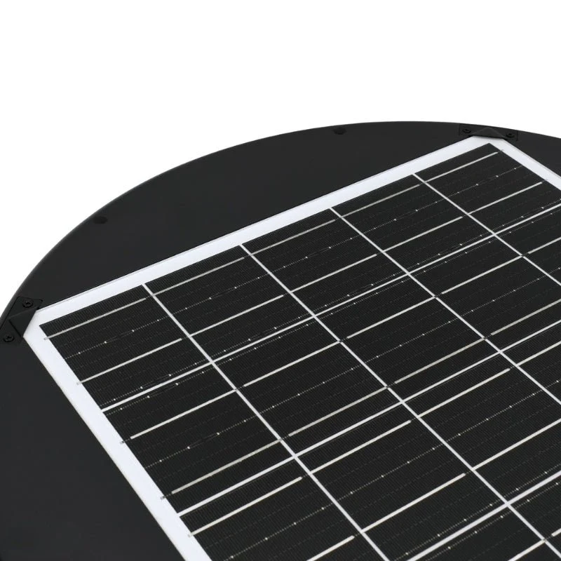 Lampadaire Public Solaire 20W IP65 CCT Noir - 3000K/4000K